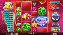 Play 7 Gold Gigablox Casino Slot - Main Screen Reels