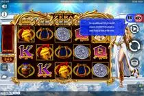 Play Almighty Goddess ZERA Casino Slot - Main Screen Reels