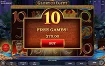 Play Glory of Egypt Casino Slot - Free Spins Feature