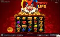 Play Sticky Lips Casino Slot - Main Screen Reels