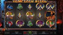 Play Tempered Steel Casino Slot - Main Screen Reels