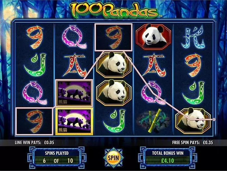 Play 100 Pandas Slot Introduction Screen