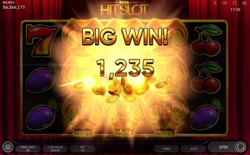 Play 2024 Hit Slot Slot Winning Screenshot