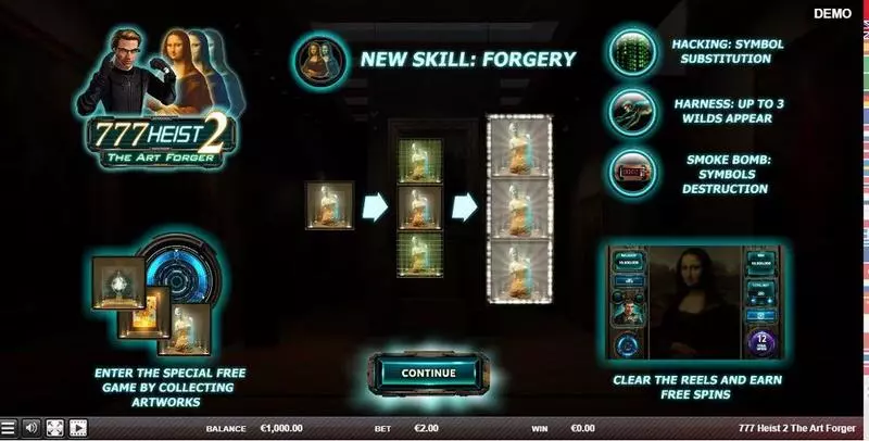Play 777 Heist 2 The Art Forgery Slot Info and Rules