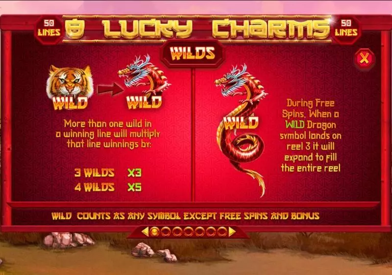 Play 8 Lucky Charms Slot Info and Rules
