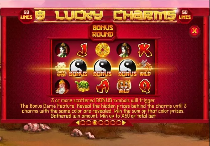 Play 8 Lucky Charms Slot Info and Rules