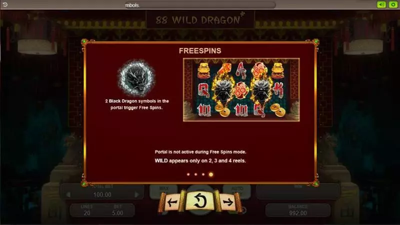 Play 88 Wild Dragons Slot Free Spins Feature