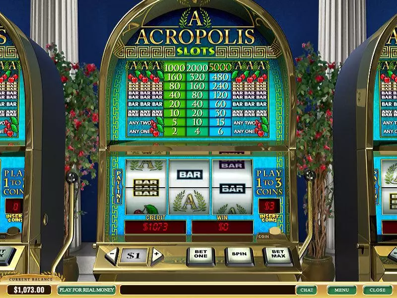 Play Acropolis Slot Main Screen Reels