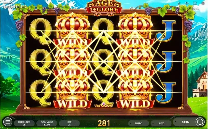 Play Age of Glory Slot Main Screen Reels