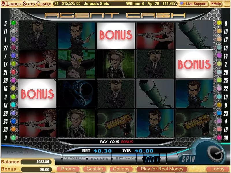 Play Agent Cash Slot Bonus 1