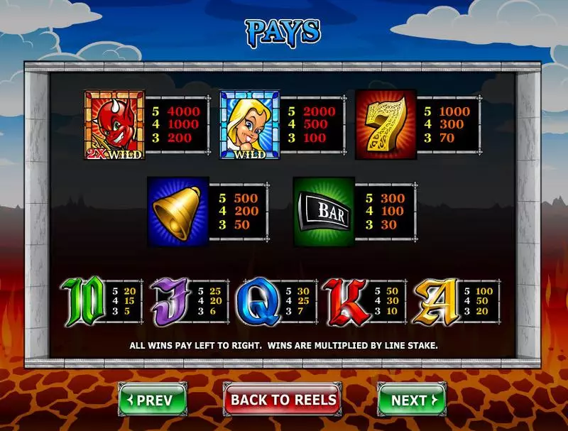 Play Angel or Devil Slot Info and Rules