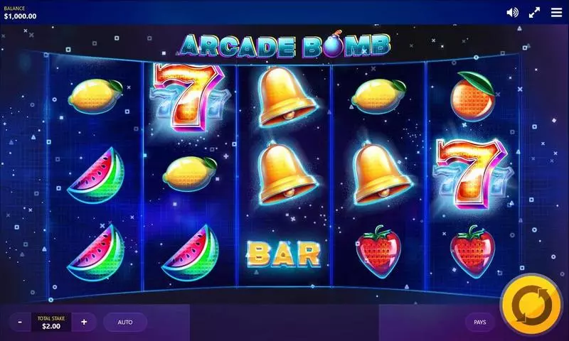 Play Arcade Bomb Slot Main Screen Reels