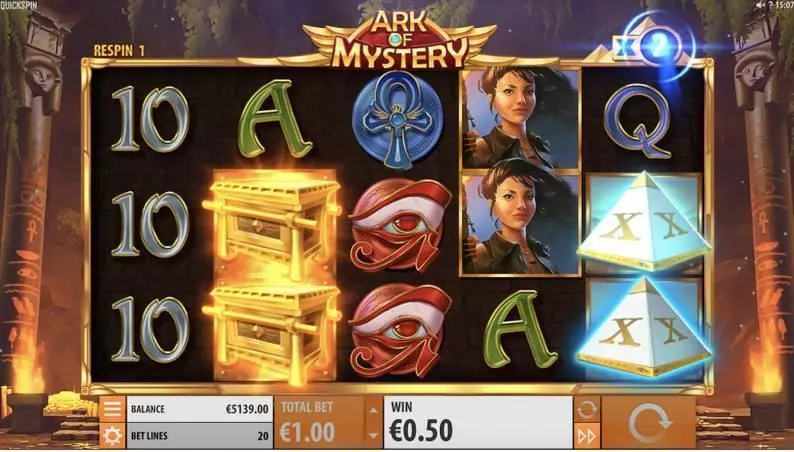 Play Ark of Mystery Slot Main Screen Reels