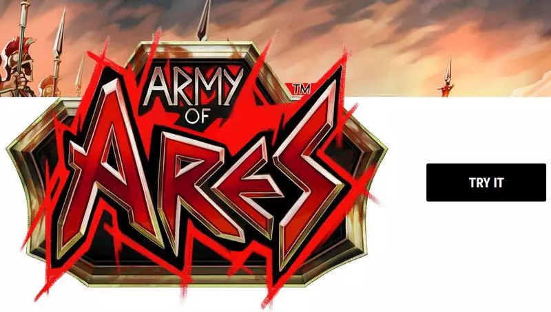 Play Army Of Ares Slot Introduction Screen