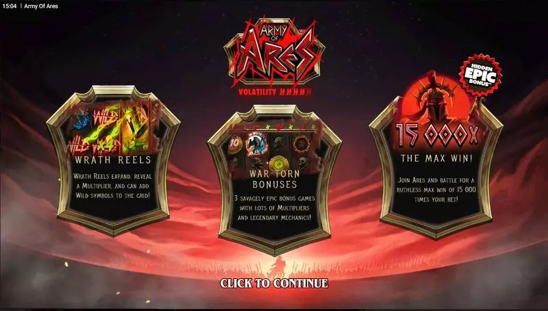 Play Army Of Ares Slot Info and Rules