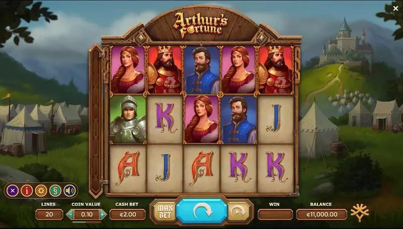 Play Arthur's Fortune Slot Main Screen Reels