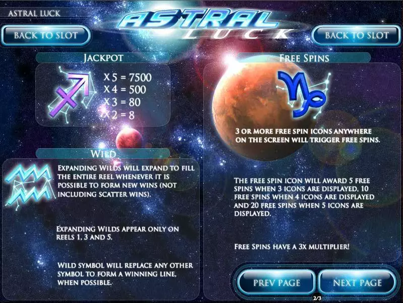 Play Astral Luck Slot 