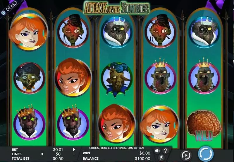 Play Attack Of The Zombies Slot 