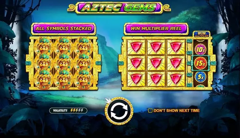 Play Aztec Gems Slot Info and Rules