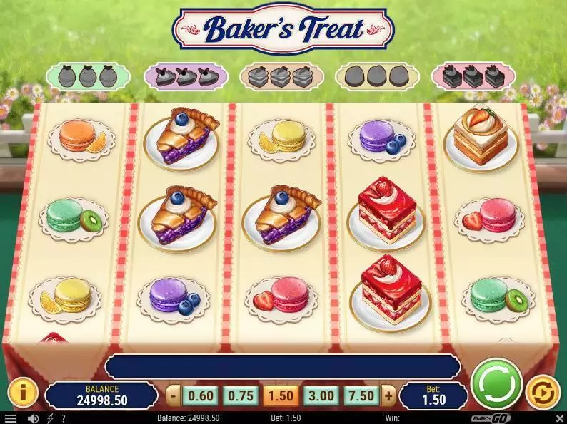 Play Baker's Treat Slot Main Screen Reels