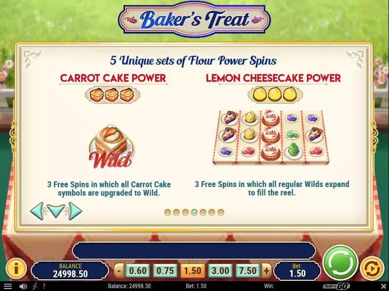 Play Baker's Treat Slot Bonus 3