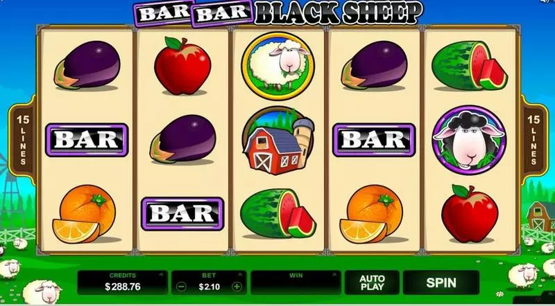 Play Bar Bar Black Sheep  Slot Main Screen Reels
