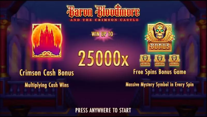 Play Baron Bloodmore and the Crimson Castle Slot Info and Rules