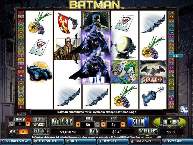 Play Batman Slot Main Screen Reels