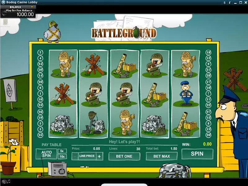Play Battleground Slot Main Screen Reels