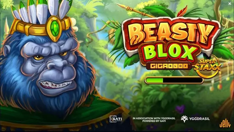 Play Beasty Blox GigaBlox Slot Introduction Screen