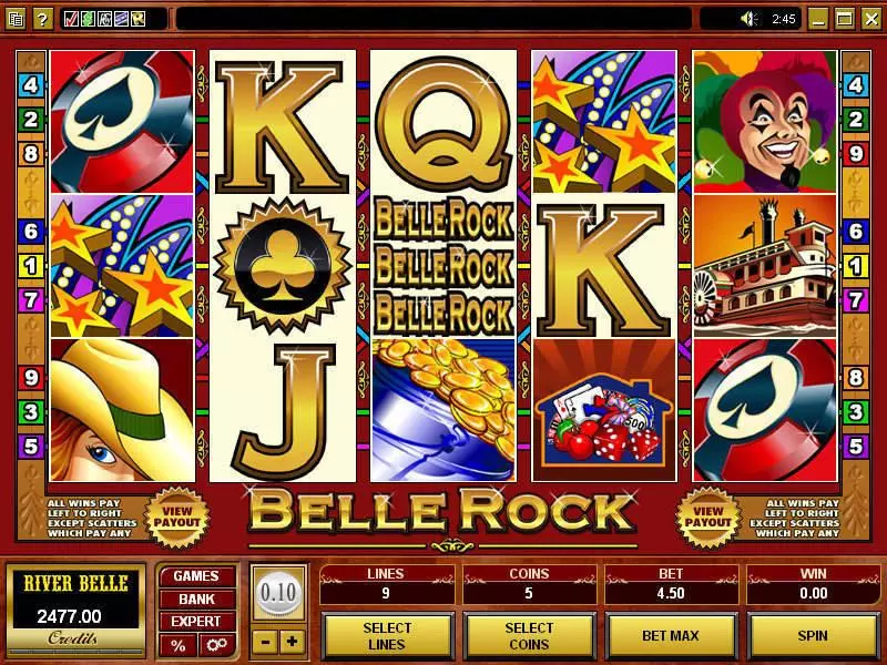 Play Belle Rock Slot Main Screen Reels