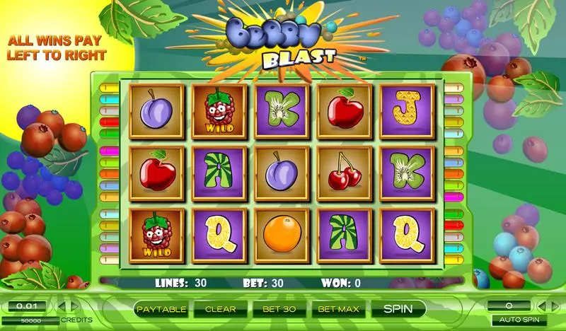 Play Berry Blast Slot Main Screen Reels