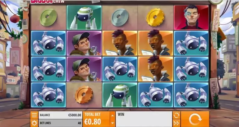 Play Big Bot Crew Slot Main Screen Reels