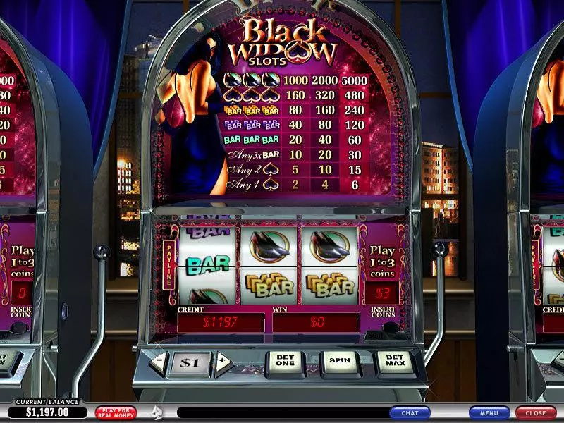 Play Black Widow Slot Main Screen Reels