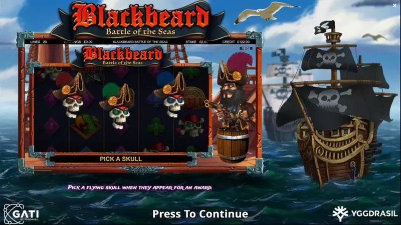 Play Blackbeard Battle Of The Seas  Slot Info and Rules