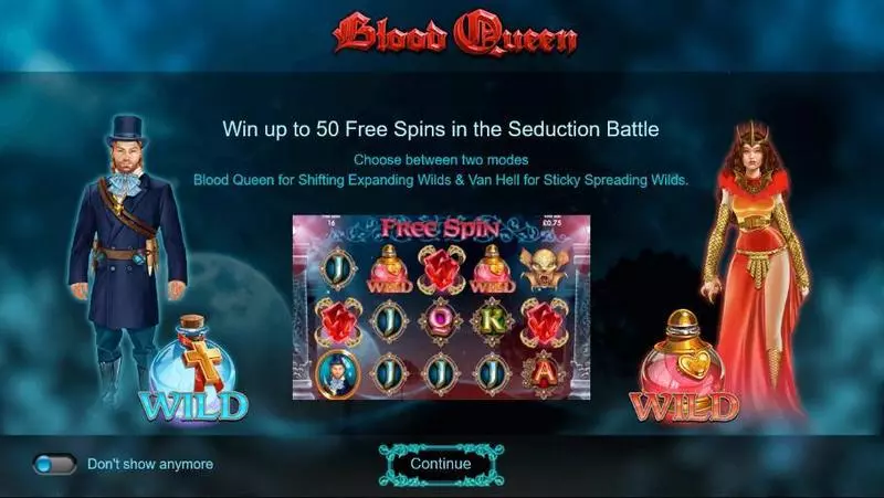 Play Blood Queen Slot Info and Rules