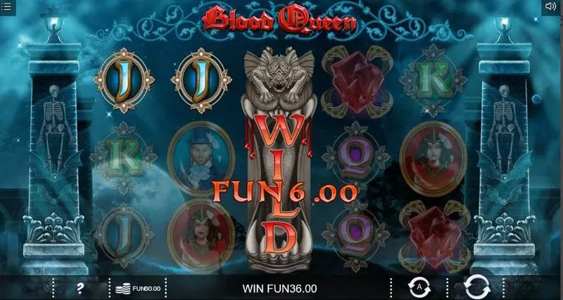 Play Blood Queen Slot Main Screen Reels