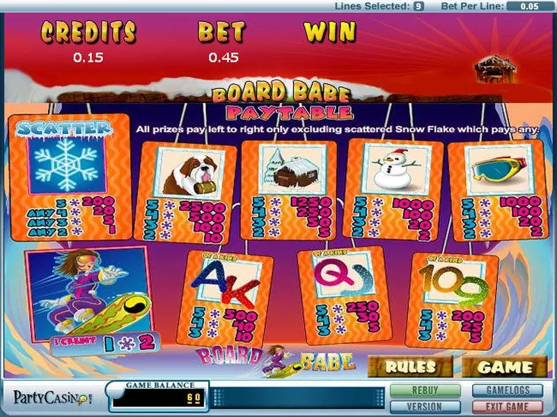 Play Board Babe Slot Info and Rules
