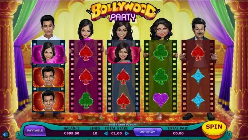 Play Bollywood Party Slot Main Screen Reels