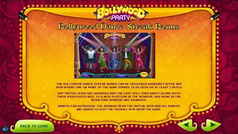 Play Bollywood Party Slot Info and Rules