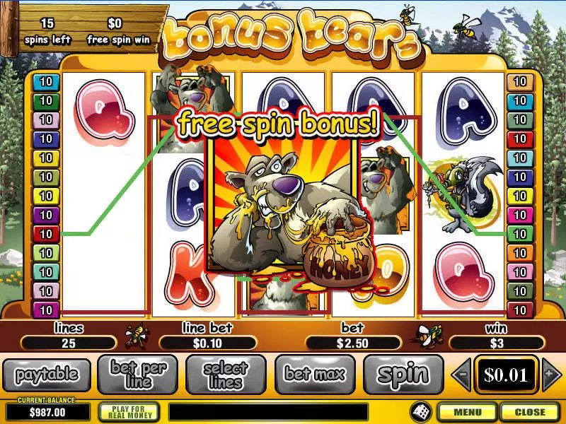 Play Bonus Bears Slot Bonus 1