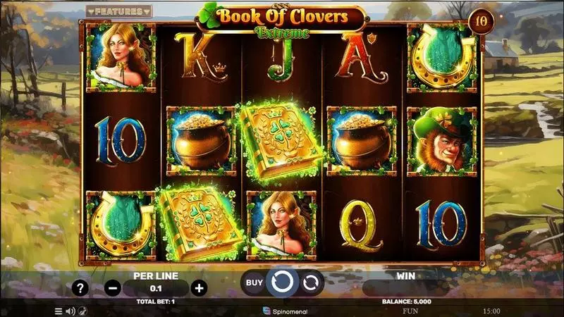Play Book Of Clovers – Extreme Slot Main Screen Reels
