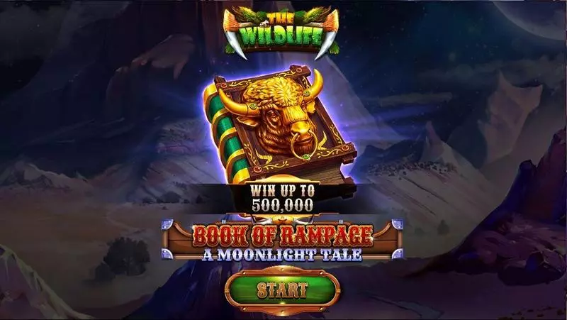 Play Book Of Rampage – A Moonlight Tale Slot Introduction Screen