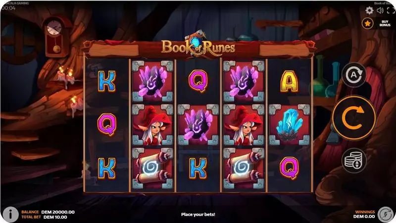 Play Book of Runes Slot Main Screen Reels