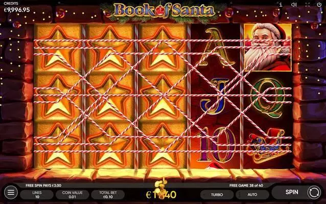 Play Book of Santa Slot Main Screen Reels