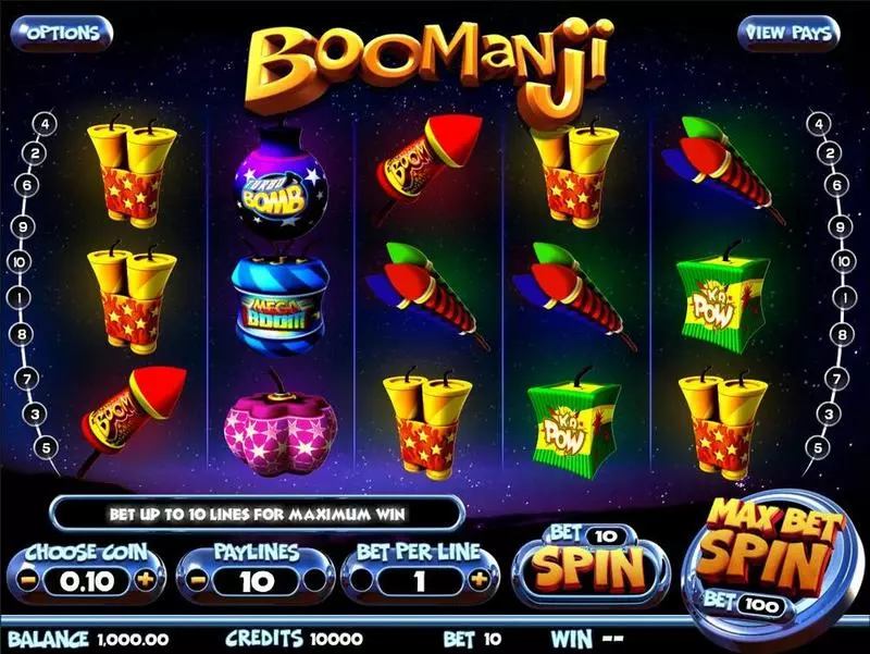 Play Boomanji Slot Introduction Screen