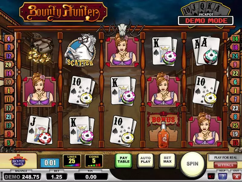 Play Bounty Hunter Slot Main Screen Reels