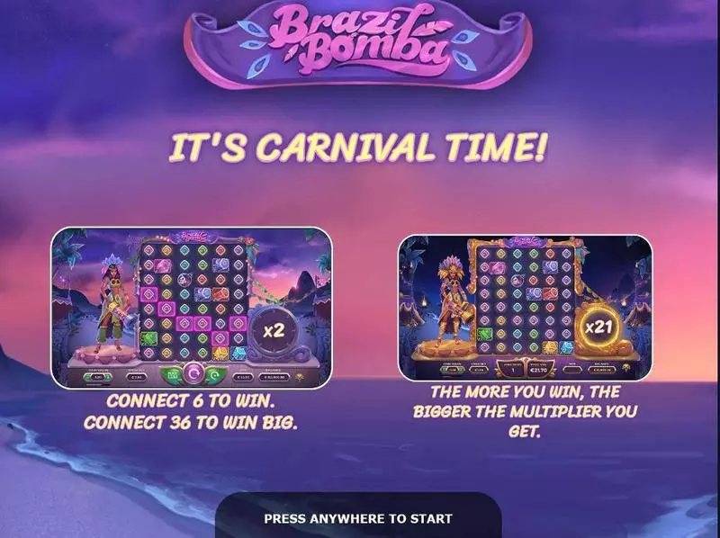 Play Brazil Bomba Slot Info and Rules
