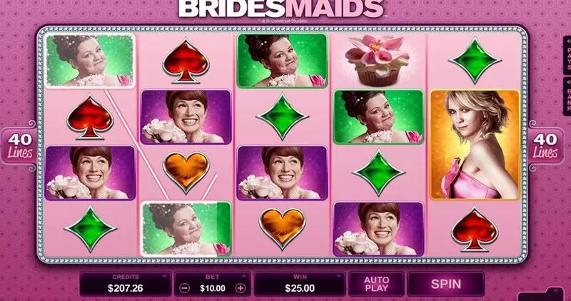 Play Bridesmaids Slot Main Screen Reels