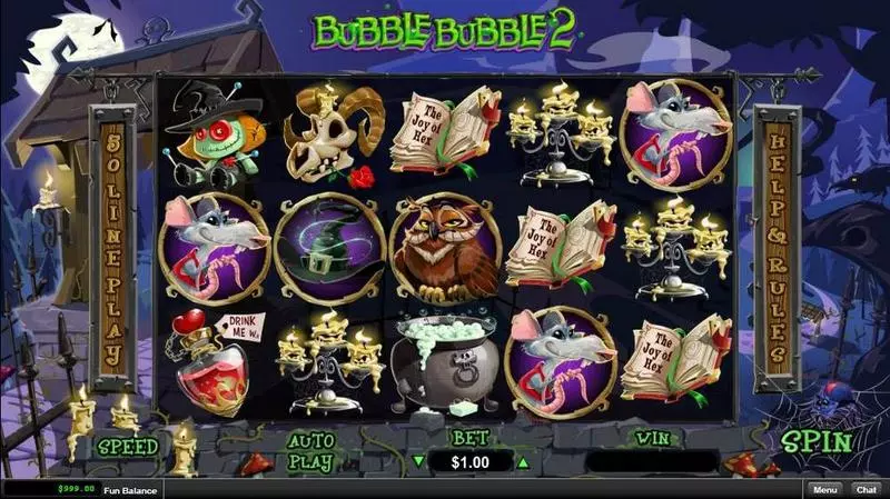 Play Bubble Bubble 2 Slot Main Screen Reels